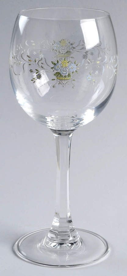 Blue Versailles Glassware Goblet by American Royalty-1