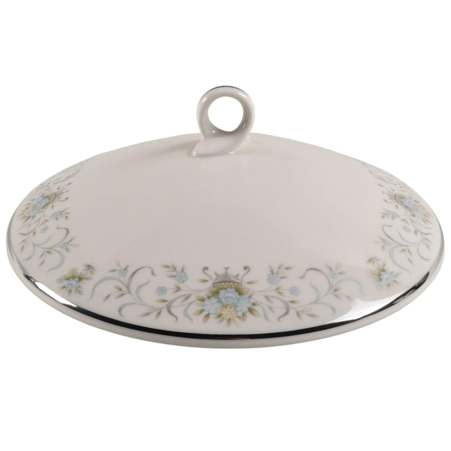 Blue Versailles Lid for Round Vegetable by American Royalty-1