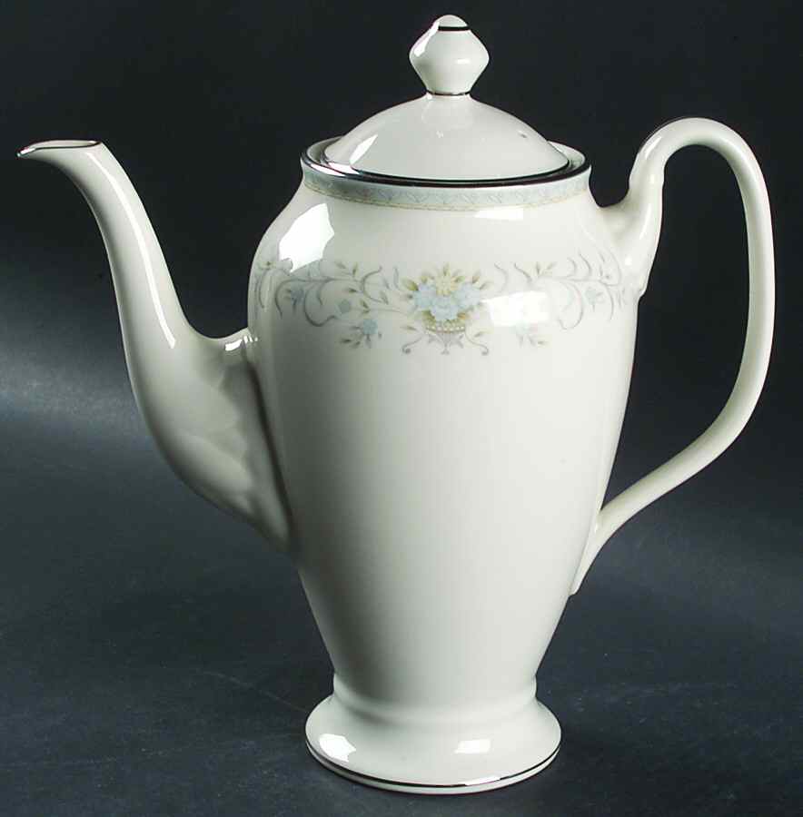 Blue Versailles Coffee Pot & Lid by American Royalty-1