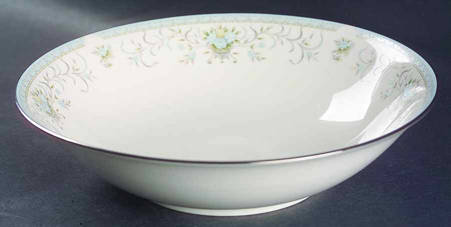 Blue Versailles 9" Round Vegetable Bowl by American Royalty-1