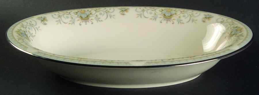 Blue Versailles 10" Oval Vegetable Bowl by American Royalty-1