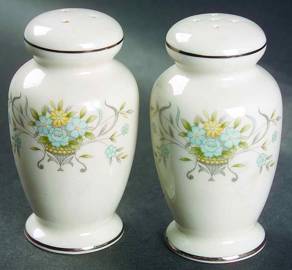 Blue Versailles Salt & Pepper Set by American Royalty-1