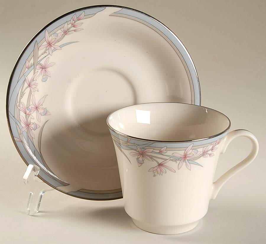First Lady Flat Cup & Saucer Set by American Royalty-1