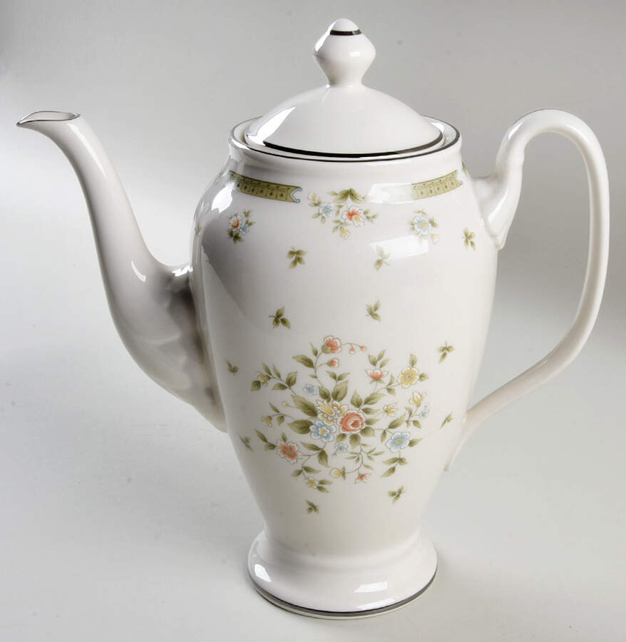 Spring Gardens Coffee Pot & Lid by American Royalty-1