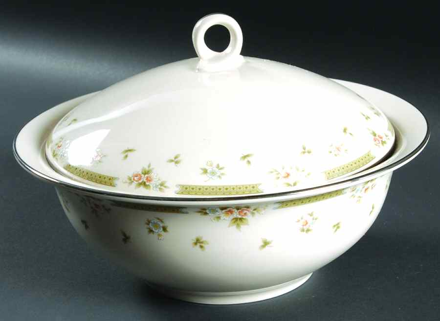 Spring Gardens Round Covered Vegetable by American Royalty-1
