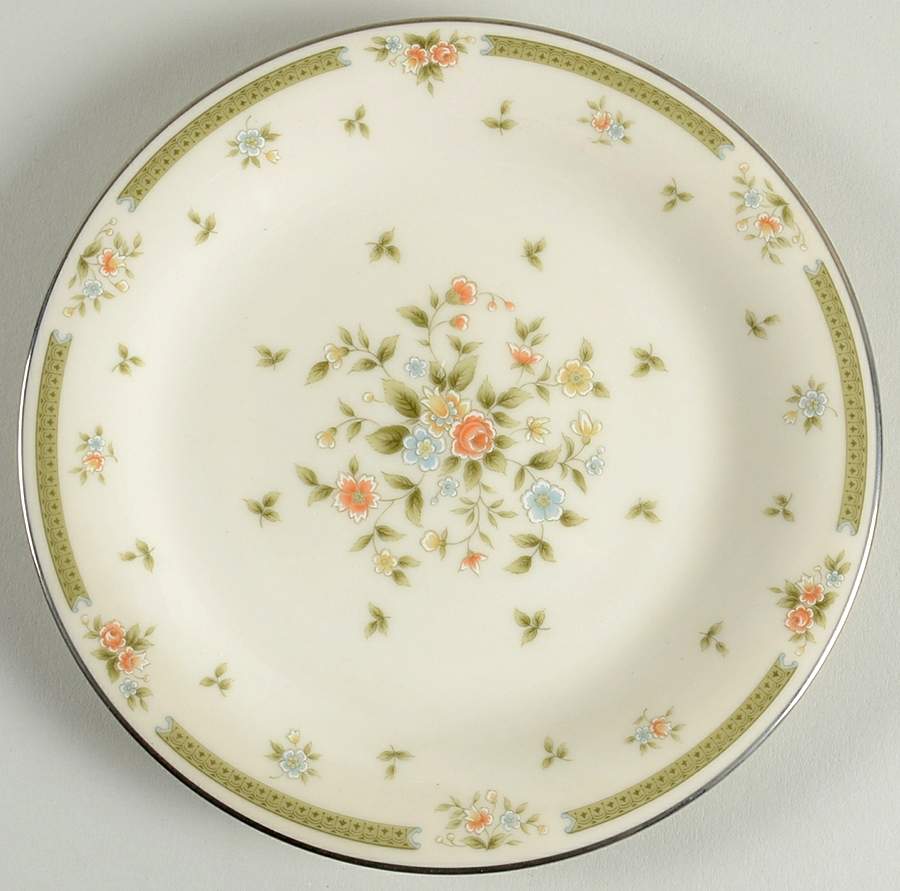 Spring Gardens Bread & Butter Plate by American Royalty-1