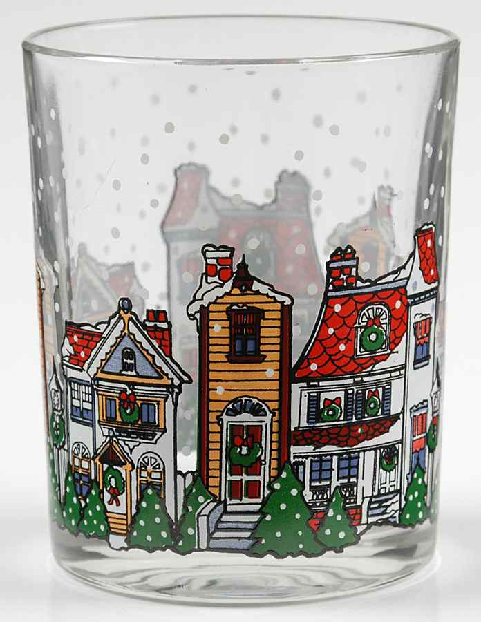 Holiday Village 12 Oz Glassware Double Old Fashioned by Arcopal-1