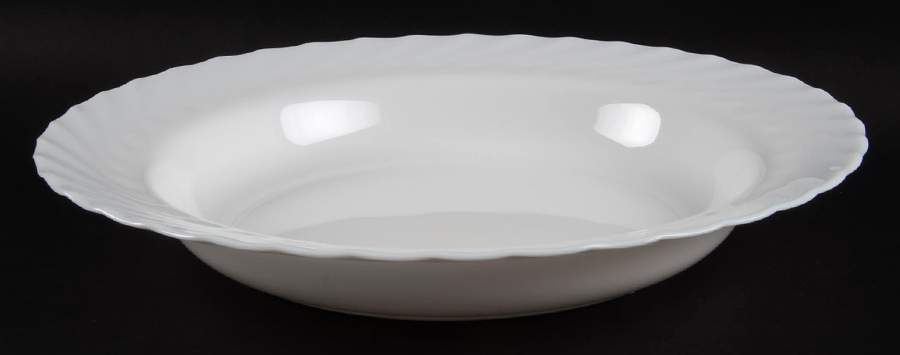 Trianon White 12" Pasta Serving Bowl by Arcopal-1