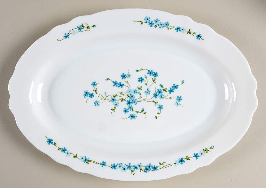 Veronica 14" Oval Serving Platter by Arcopal-1