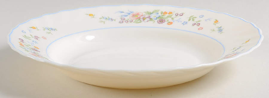 Victoria Large Rim Soup Bowl by Arcopal-1