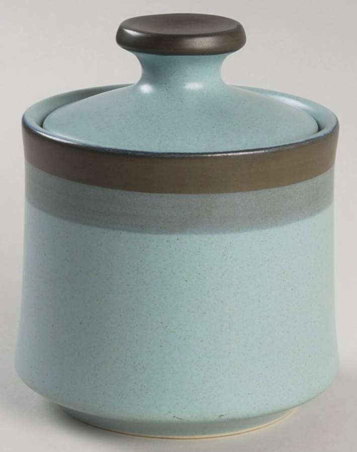 Navajo Blue Sugar Bowl & Lid by Arrowstone-1