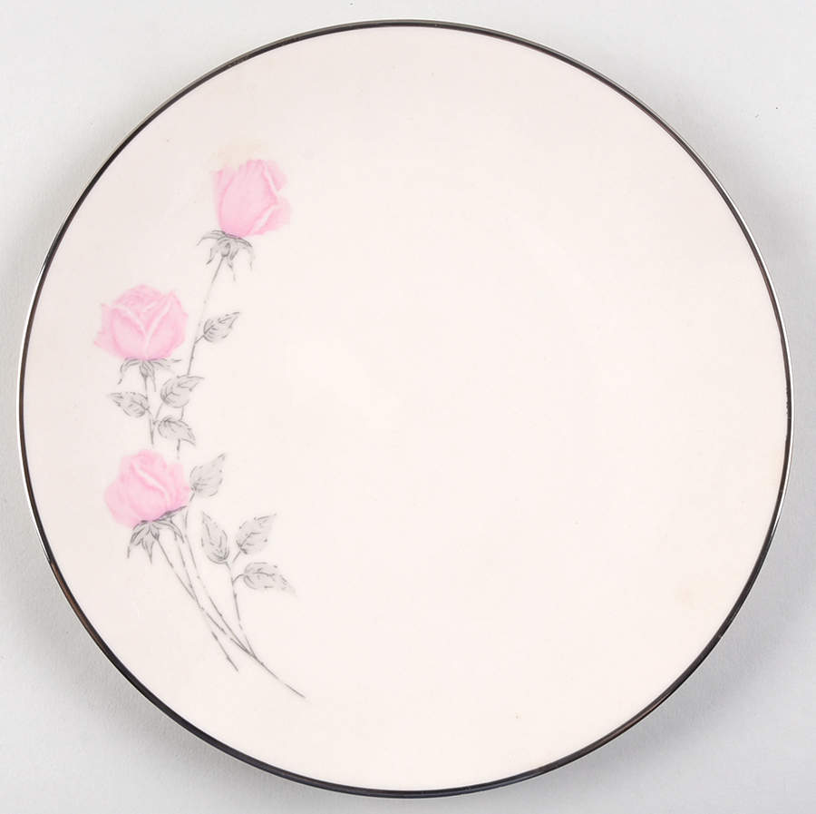 Champagne Rose Salad Plate by Aristocraft-1