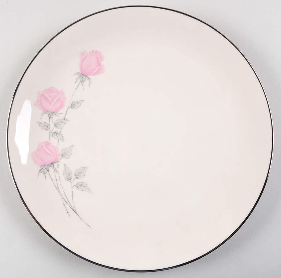 Champagne Rose Dinner Plate by Aristocraft-1