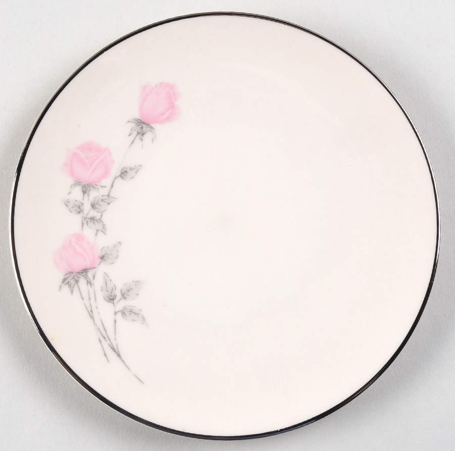 Champagne Rose Bread & Butter Plate by Aristocraft-1