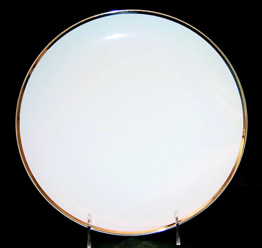 Royal Platinum (White) Dinner Plate by Aristocraft-1