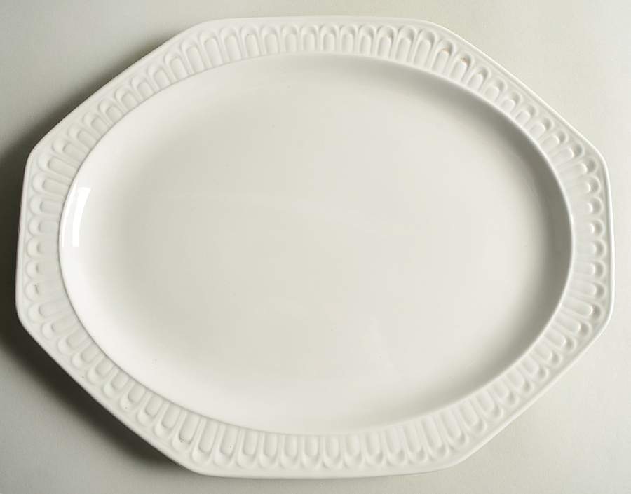 Alegre 14" Oval Serving Platter by Arita-1