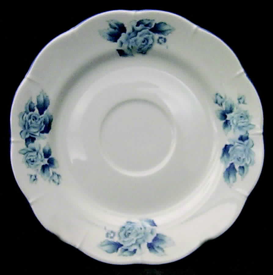 Blue Damask Saucer by Arita-1