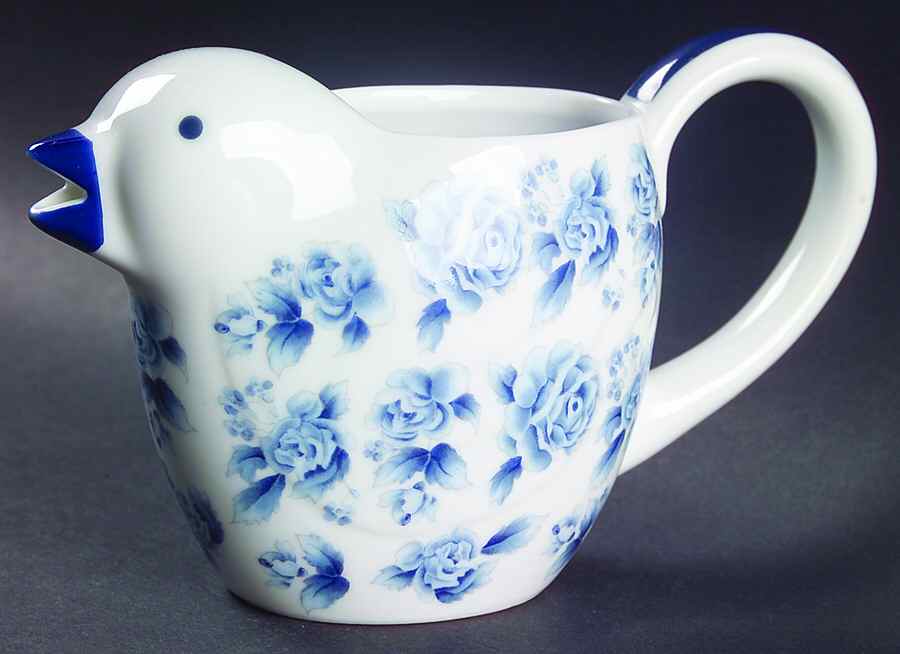 Blue Damask Creamer by Arita-1