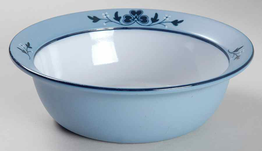 Celebration Blue Rim Cereal Bowl by Arita-1