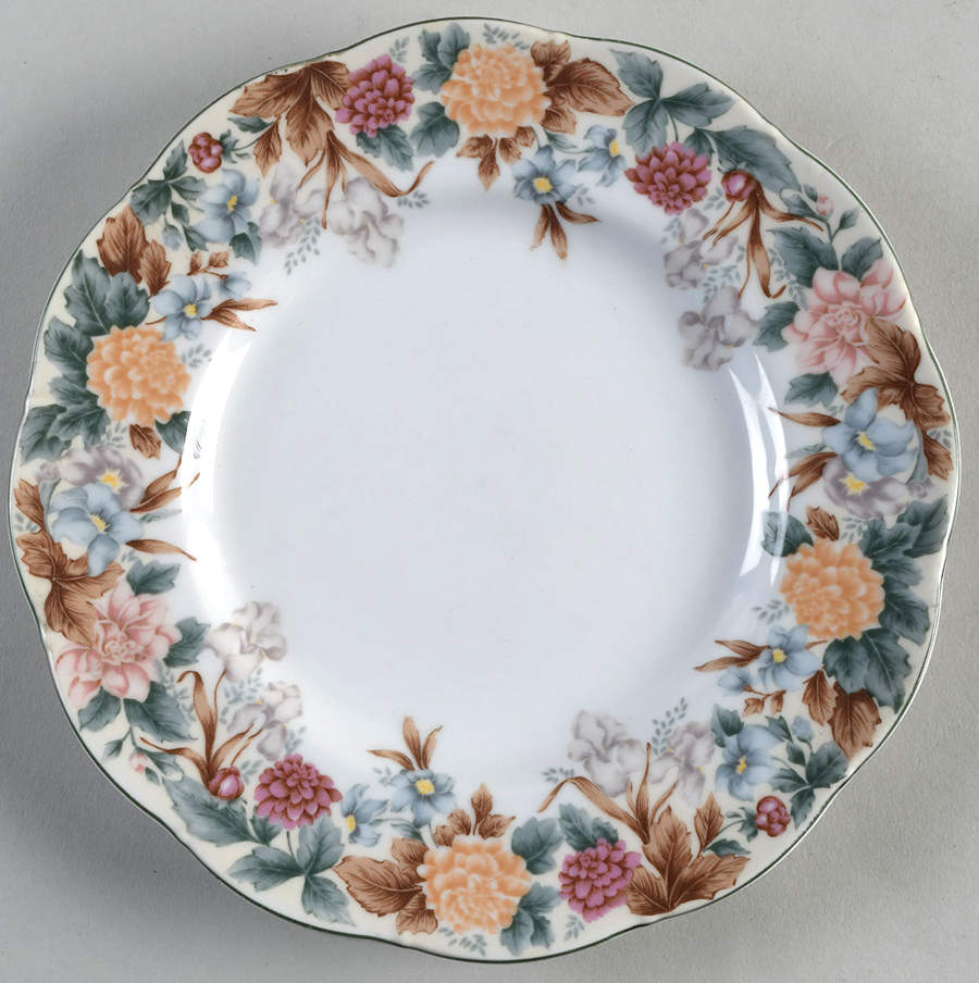Country Garden Salad Plate by Arita-1