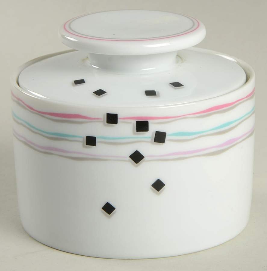 Dimensions Sugar Bowl & Lid by Arita-1