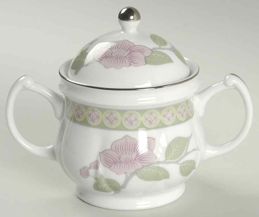Elysium Bloom Sugar Bowl & Lid by Arita-1