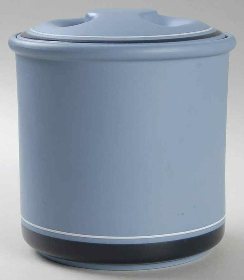 Genesis Blue Large Canister & Lid by Arita-1