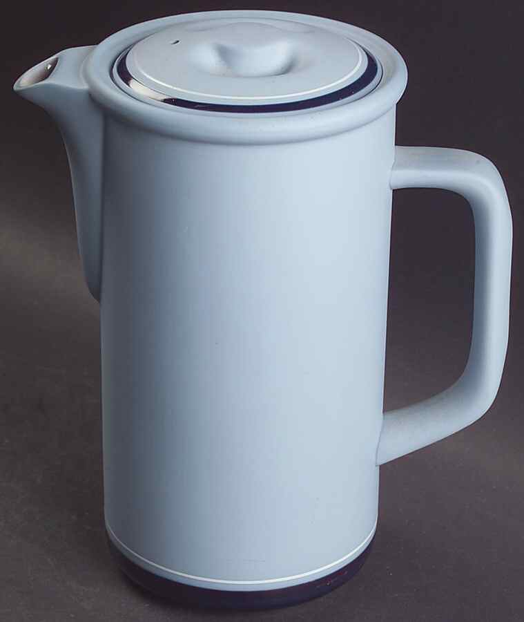 Genesis Blue Coffee Pot & Lid by Arita-1