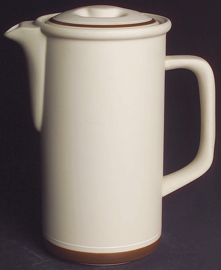 Genesis Beige Teapot & Lid by Arita-1