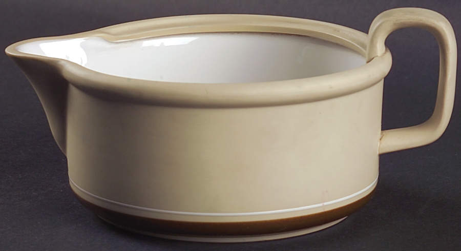 Genesis Beige Gravy Boat by Arita-1