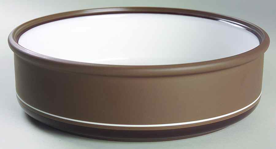 Genesis Brown 9" Round Vegetable Bowl by Arita-1