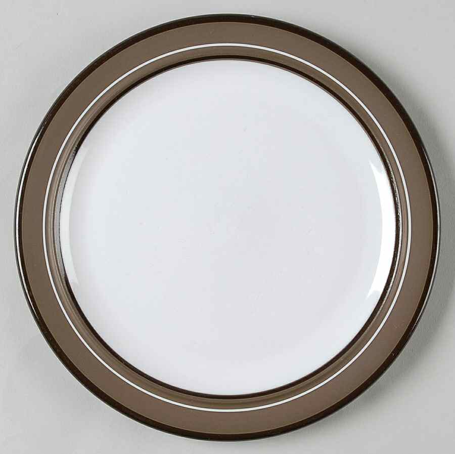 Genesis Brown Salad Plate by Arita-1