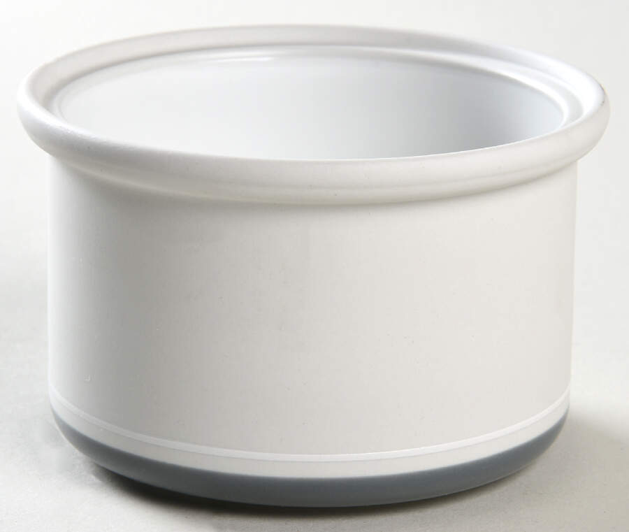 Genesis Grey Sugar Bowl No Lid by Arita-1