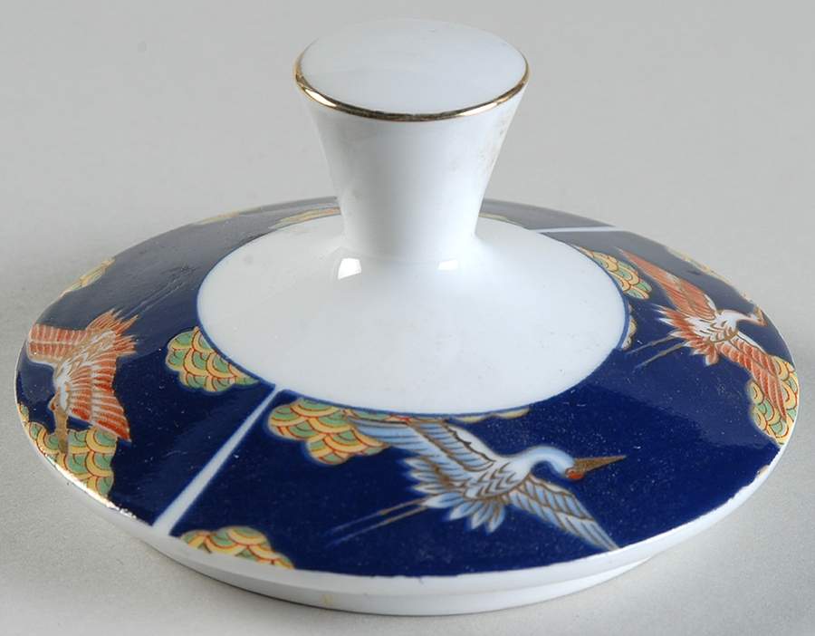 Golden Sagi Lid for Sugar Bowl by Arita-1