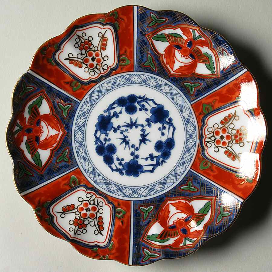 Imari Salad Plate by Arita-1
