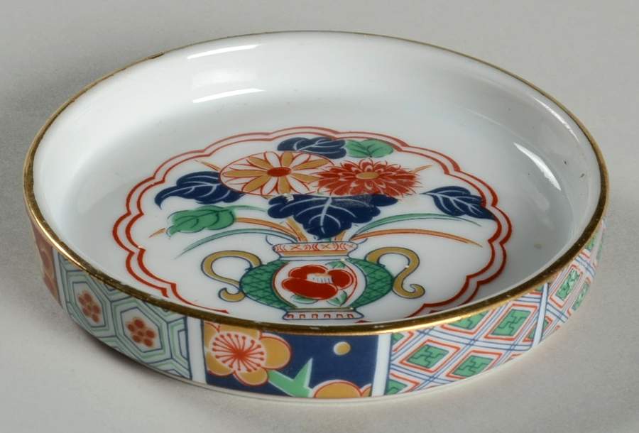 Imari Fan Coaster by Arita-1