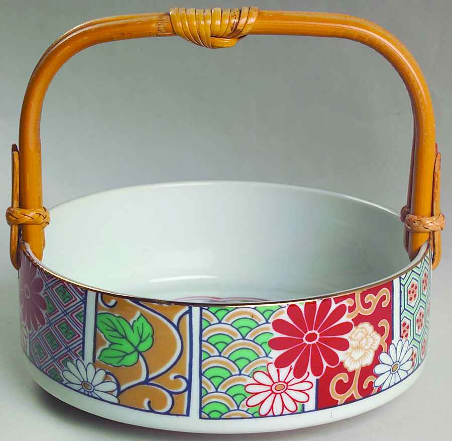 Imari Fan Open Candy Dish by Arita-1