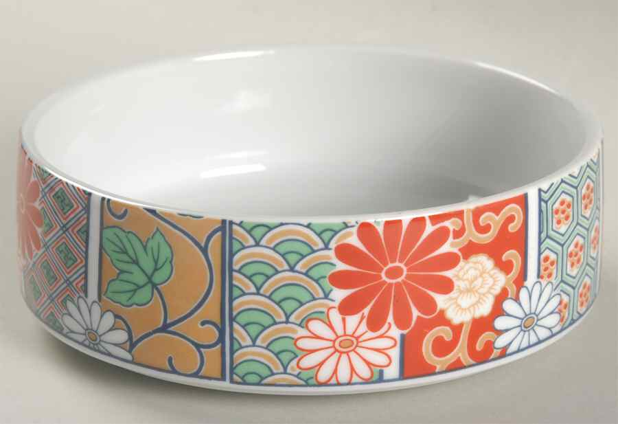 Imari Fan Stacking Bowl by Arita-1