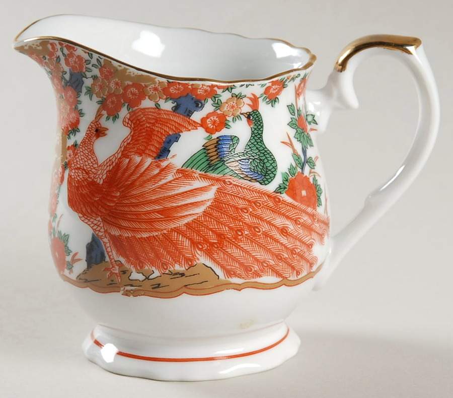 Imari Peacock Creamer by Arita-1