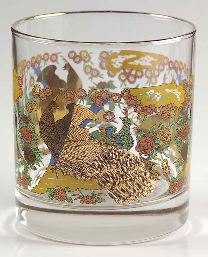 Imari Peacock 8 Oz Glassware Double Old Fashioned by Arita-1