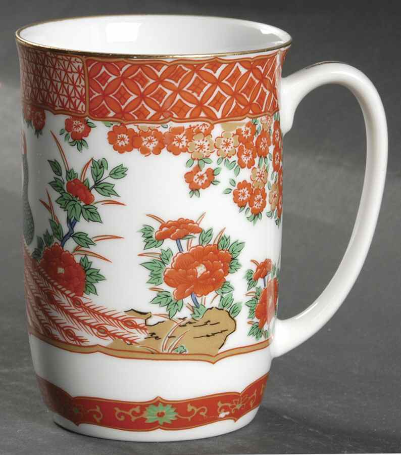 Imari Peacock Mug by Arita-1