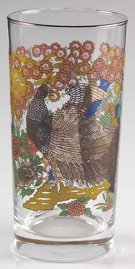 Imari Peacock 10 Oz Glassware Tumbler by Arita-1