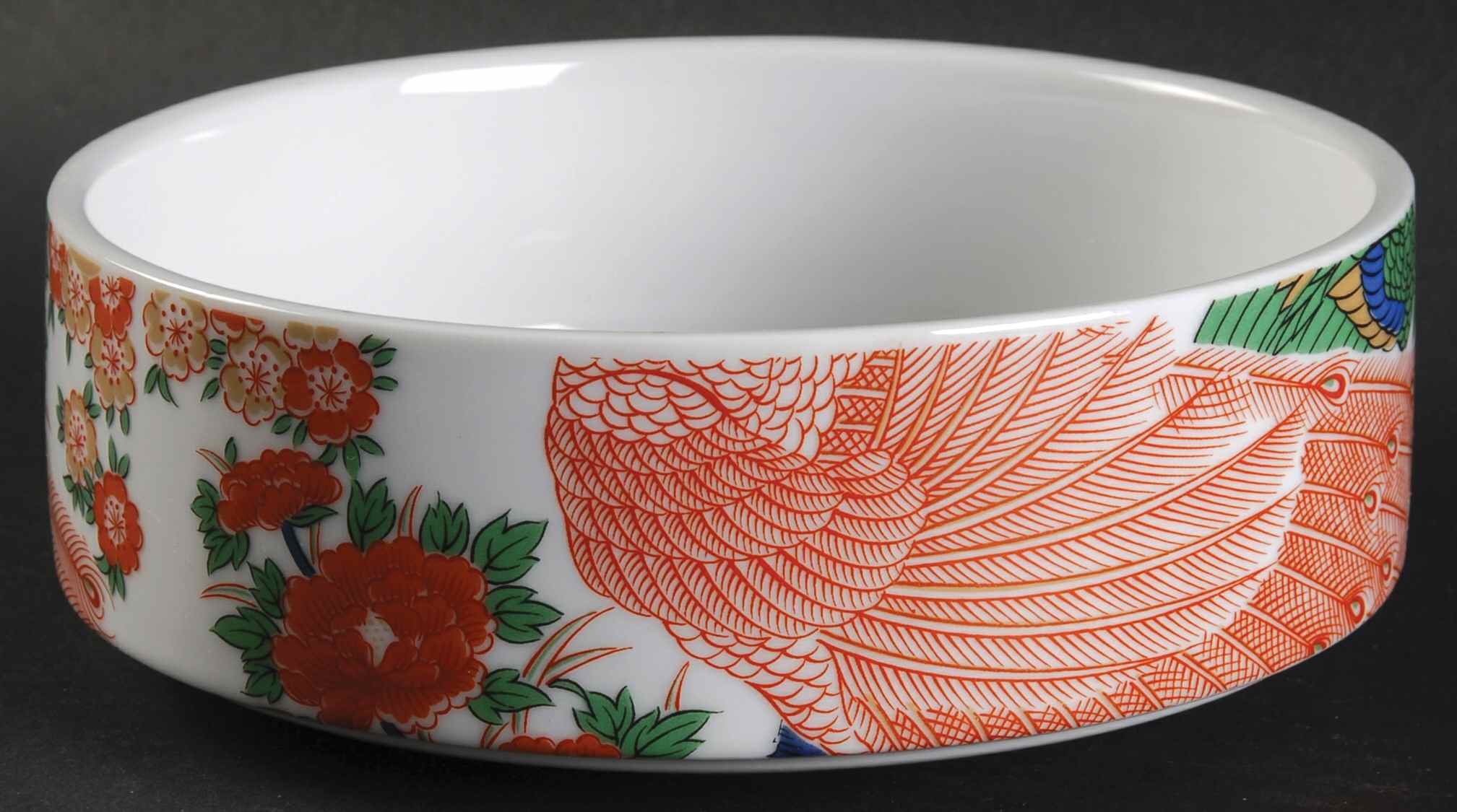 Imari Peacock Stacking Bowl by Arita-1
