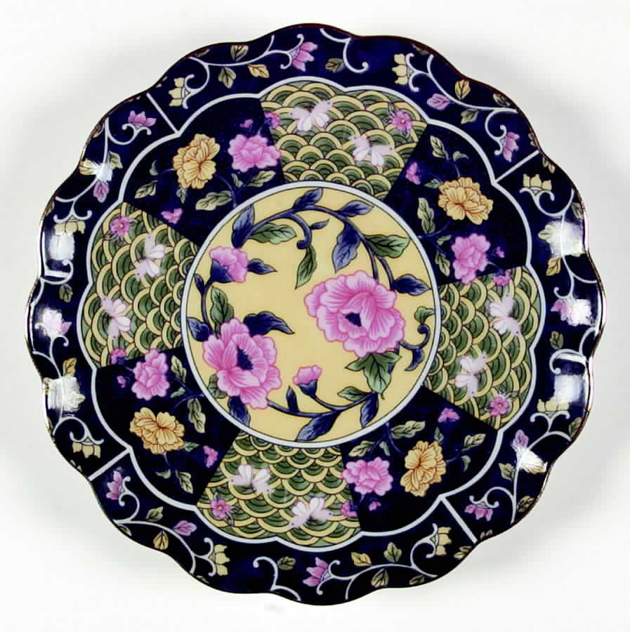 Kyusha Deep Blue Dinner Plate by Arita-1
