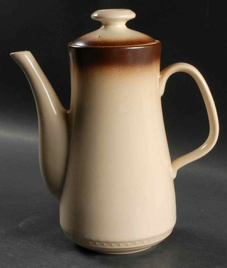 Nutmeg Coffee Pot & Lid by Arita-1
