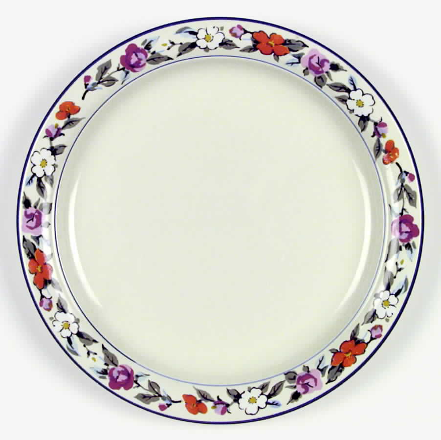 Petite Point Dinner Plate by Arita-1