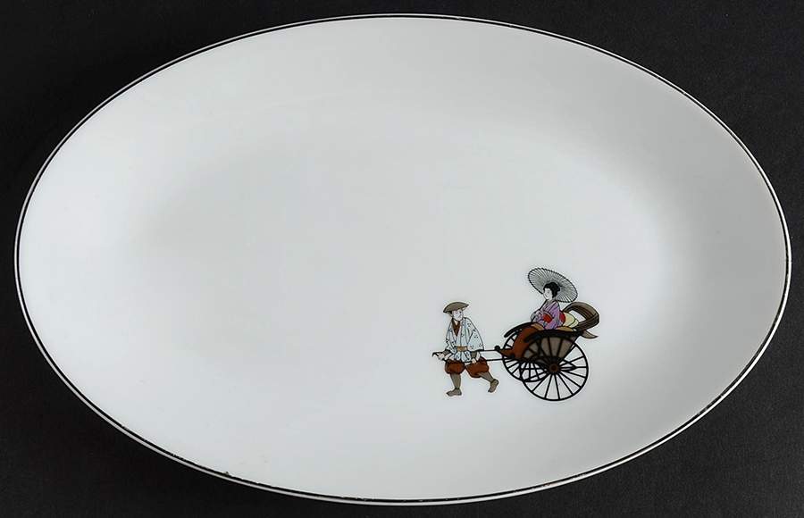 Rikisha Relish/Gravy Underplate by Arita-1