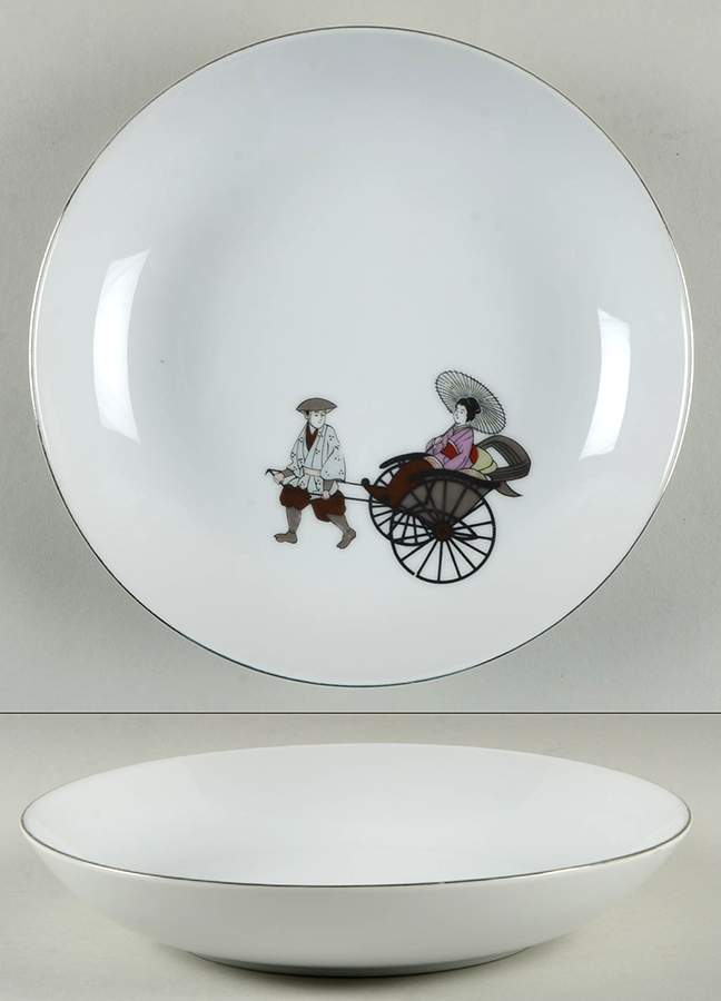 Rikisha Coupe Soup Bowl by Arita-1