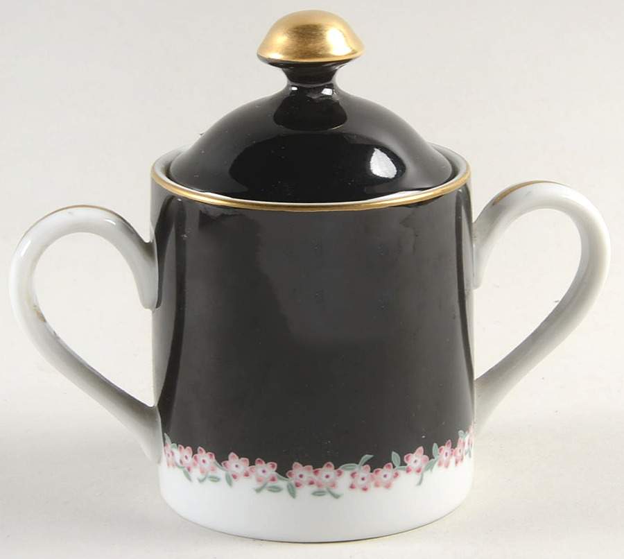 Rose Pavillion Sugar Bowl & Lid by Arita-1