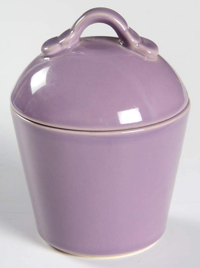 Sculptura Lavender Sugar Bowl & Lid by Arita-1